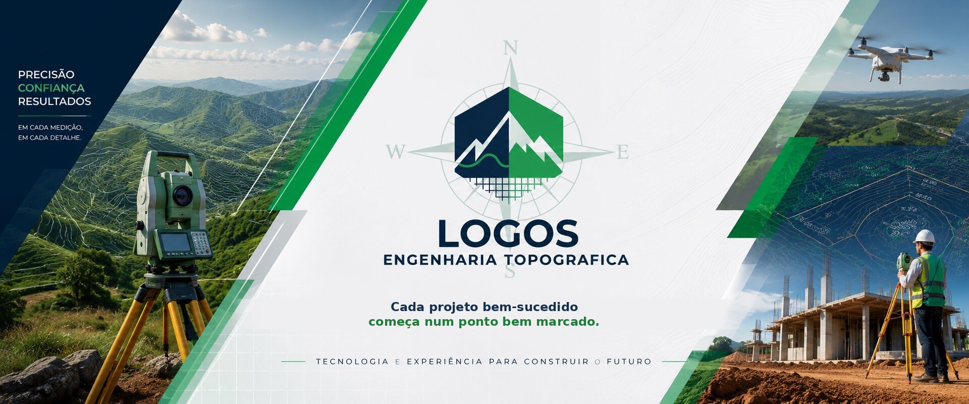 LOGOS Engenharia Topográfica — Precisão, Confiança, Resultados. Topografia, Georreferenciamento, Aerofotogrametria, Locação de Obras